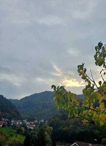 Oblačno jutro v Zasavju