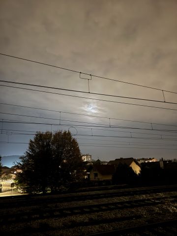 Luna za oblaki