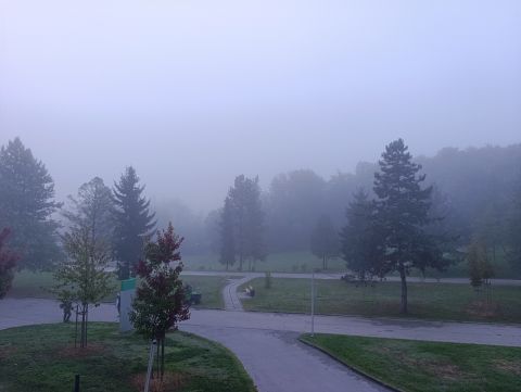 Megleno jutro na Otočcu