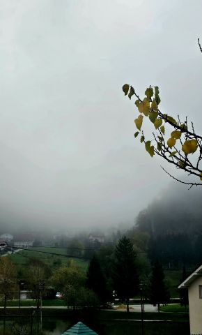 Močno megleno jutro Zagorje