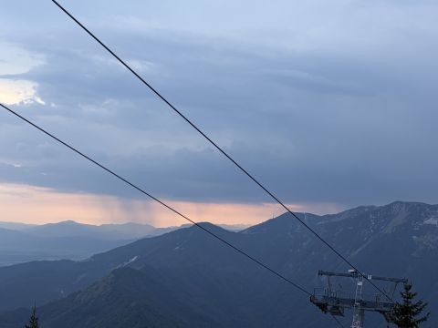 Pogled iz Velike planine proti Krvavcu